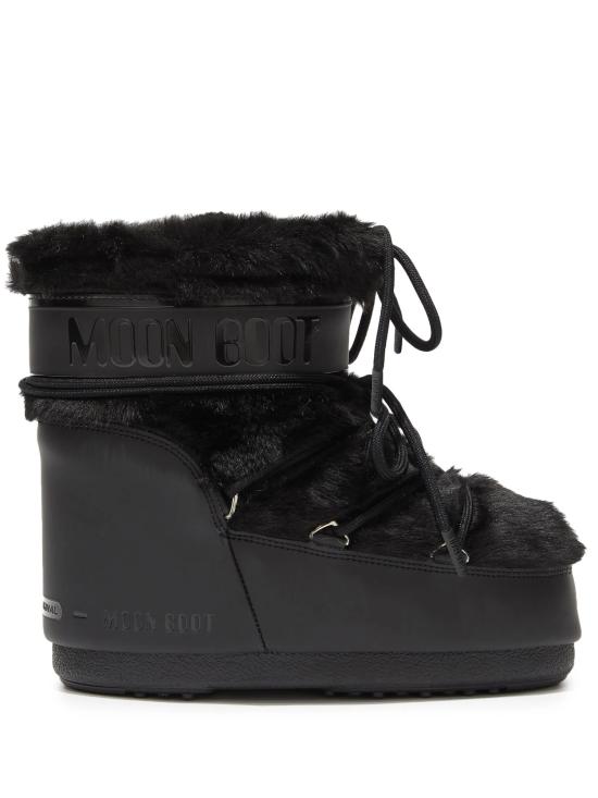 26FW 문부츠 아이콘 나일론 로우 부츠 80D1409390 N001 BLACK