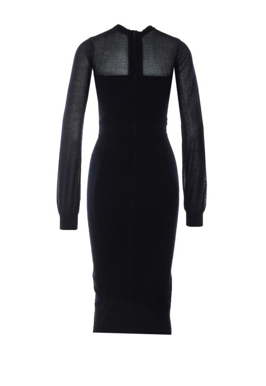 26FW 엘리자베타프랜치 미디 원피스 AM53B67E2 110 BLACK - ELISABETTA FRANCHI