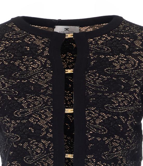 26FW 엘리자베타프랜치 스웨터 MK29Q66E2 FR9 BLACK - ELISABETTA FRANCHI