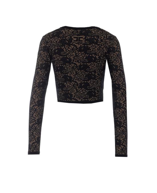 26FW 엘리자베타프랜치 스웨터 MK29Q66E2 FR9 BLACK - ELISABETTA FRANCHI