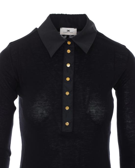 26FW 엘리자베타프랜치 스웨터 MD12B67E2 110 BLACK - ELISABETTA FRANCHI
