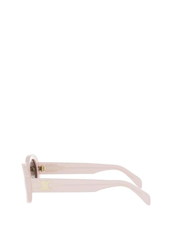 26FW 셀린느 아세테이트 트리옹프 오벌 선글라스 CL40194U 74B ROSE - CELINE