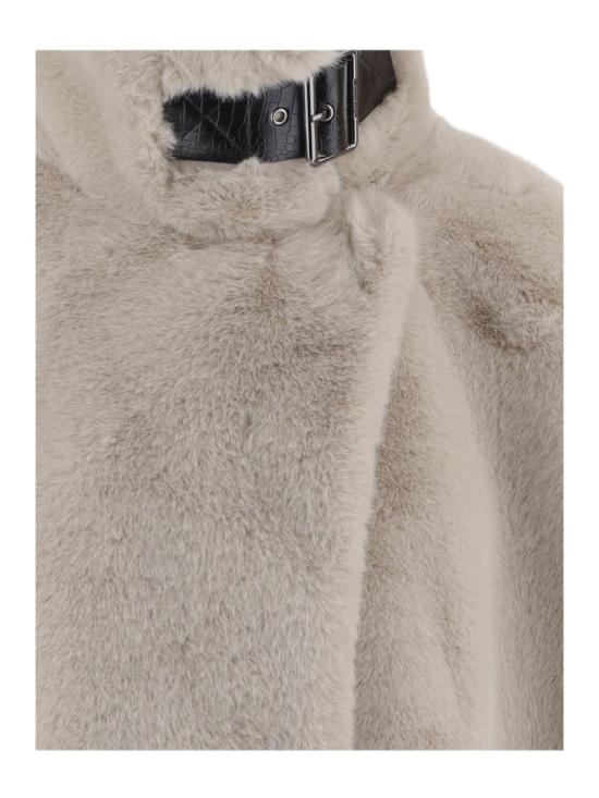 26FW 핑코 코트 107043A3E7C32 Grey - PINKO