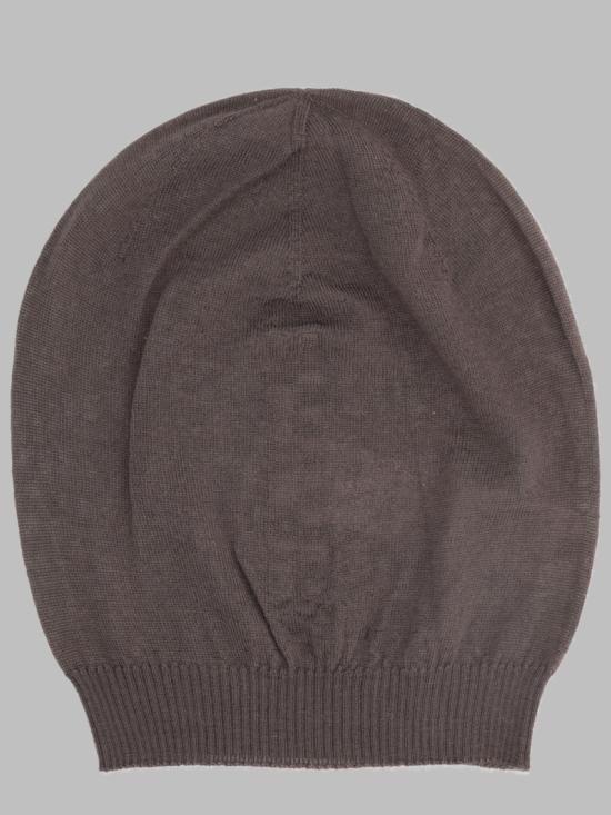  릭 오웬스 모자 미디엄 캐시미어  브라운 - RICK OWENS