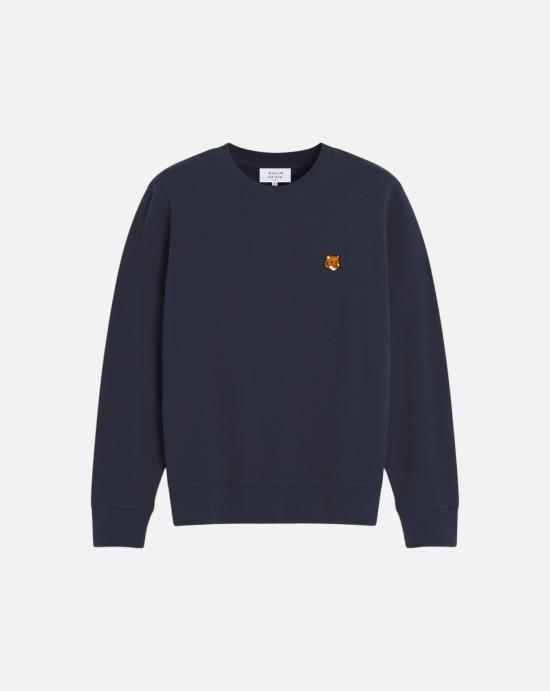 메종키츠네 폭스 헤드 레귤러 폴로 티셔츠 PM00303KM0340 0413 CLASSIC NAVY
