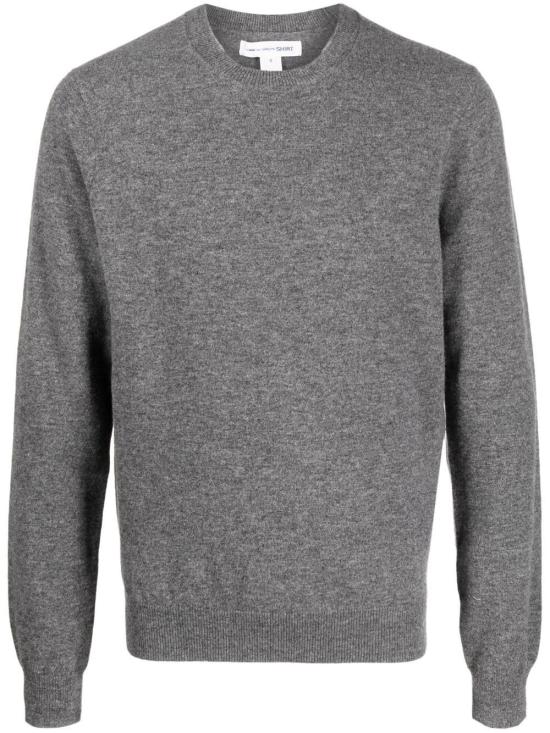 26FW 꼼데가르송 울 스웨터 FZ N108 051 3 TOP GREY