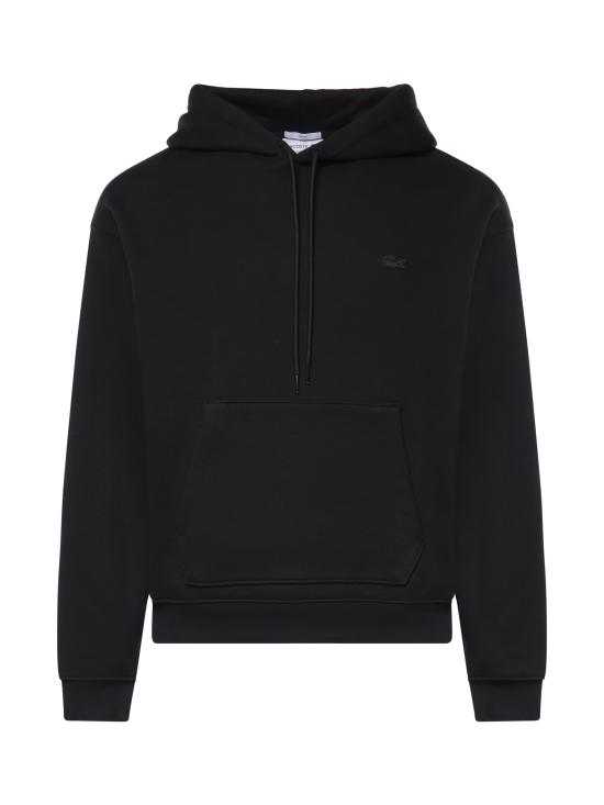 26FW 라코스테 루즈핏 후드 풀오버 SH7741 031 BLACK