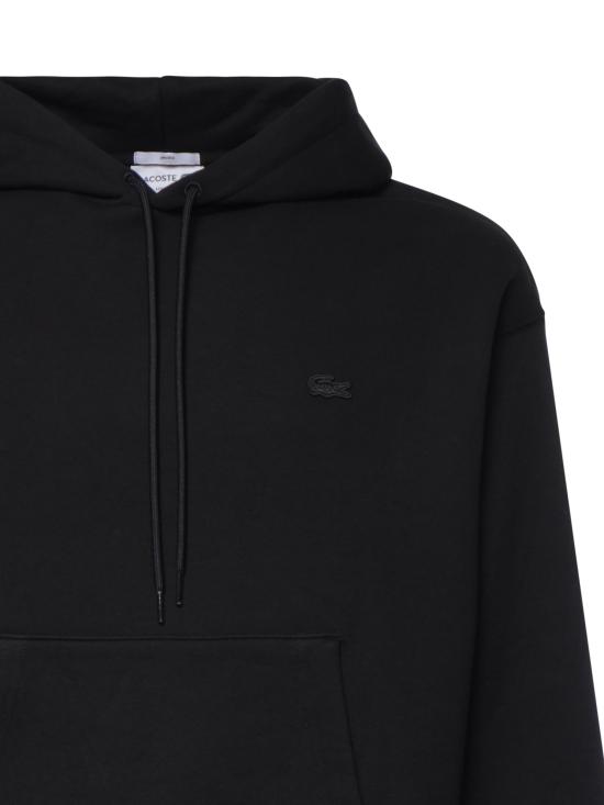 26FW 라코스테 루즈핏 후드 풀오버 SH7741 031 BLACK - LACOSTE