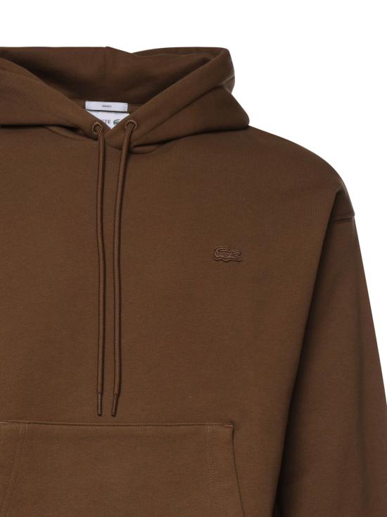 26FW 라코스테 루즈핏 후드 풀오버 SH7741 DPD CAMEL - LACOSTE