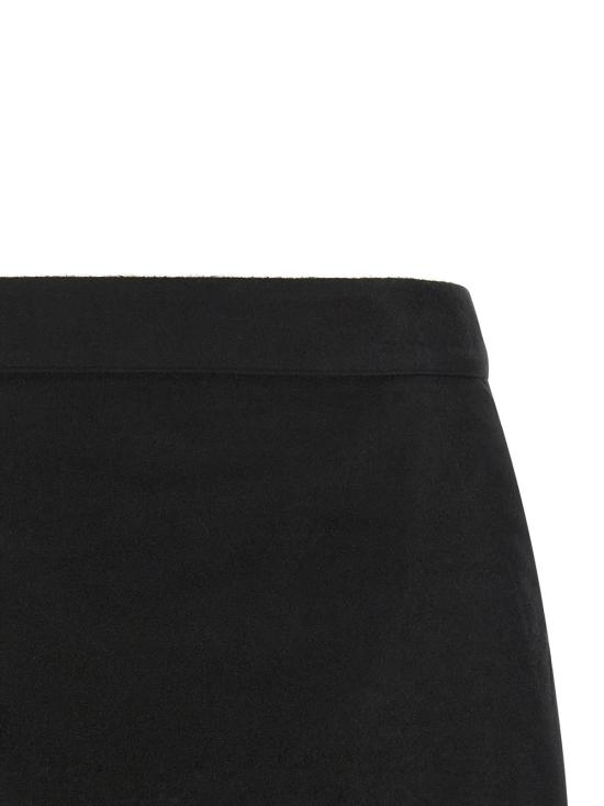 릭 오웬스 숏 스커트 라미 롱 스커트 블랙 - RICK OWENS