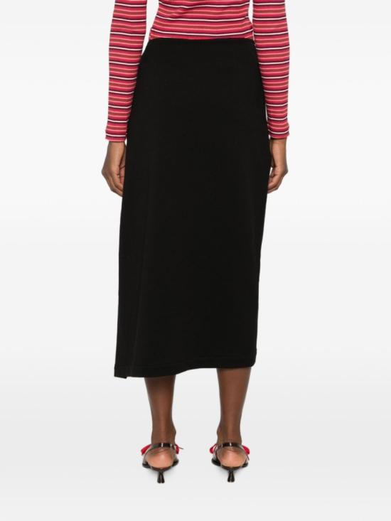 26FW 드리스 반 노튼 스커트 0111304610900 Black - DRIES VAN NOTEN