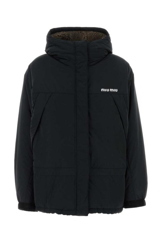 26FW 미우미우 퐁제 다운 재킷 ML1553SOOO6203 F0002 BLACK