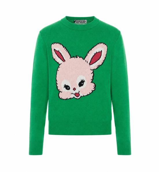 26FW 에센셜앤트워프 스웨터 KAPITAL K3KQ GREEN