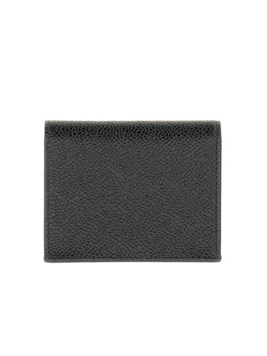 26FW 톰브라운 페블 그레인 더블 카드 홀더 MAW021L 00198001 Grey - THOM BROWNE