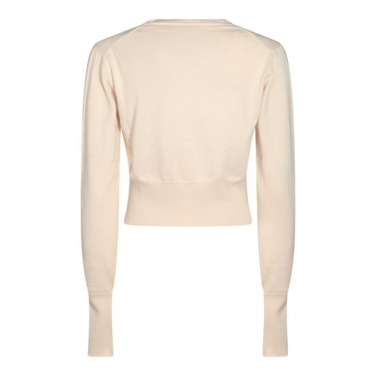 26FW 비비안웨스트우드 베아 크롭드 가디건 1803002UY001VA405 White - VIVIENNE WESTWOOD