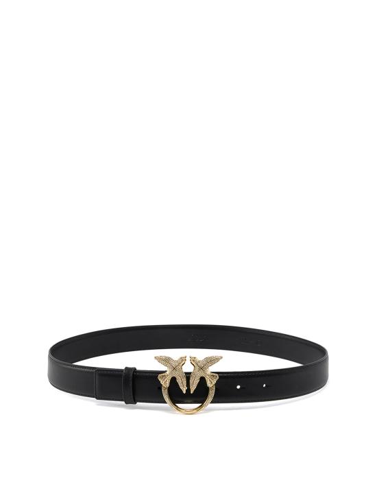 26FW 핑코 벨트 107758 A0F1Z99Y BLACK