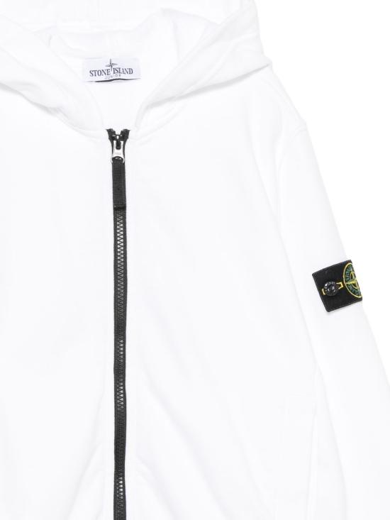26FW [키즈] 스톤 아일랜드 니트/스웻셔츠 6100006 S0A20V0001 BIANCO - STONE ISLAND