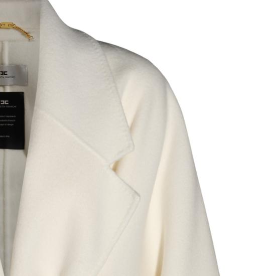 26FW 엘리자베타프랜치 코트 CP01D66E2193 White - ELISABETTA FRANCHI