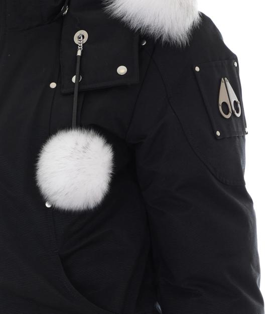 26FW 무스너클 오리지널 데비 시어링 트림 봄버 재킷 M35LB002S 1001 NERO - MOOSE KNUCKLES