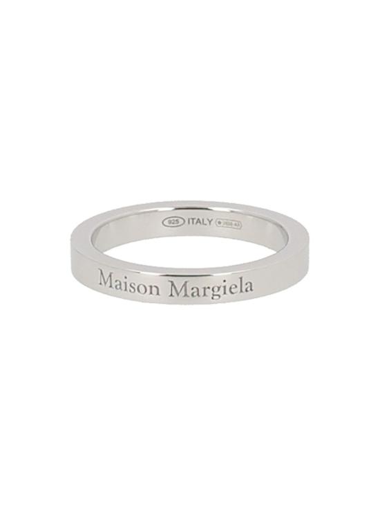  마르지엘라 반지 메종  로고 링 실버 - MAISON MARGIELA