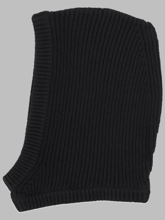  릭 오웬스 모자 후드 캐시미어  블랙 - RICK OWENS