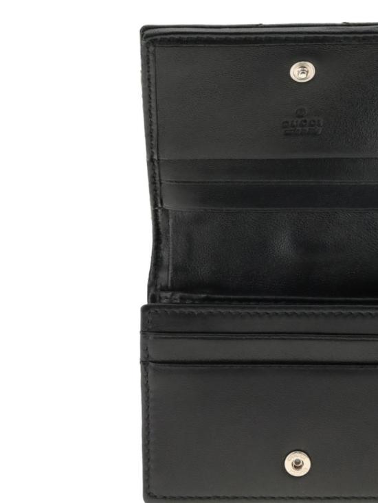 26FW 구찌 GG 마몽 카드 케이스 466492AAFAX1000 Black - GUCCI