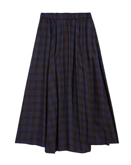 26FW 아스페시 미디 스커트 2289 E85346096 BLUE