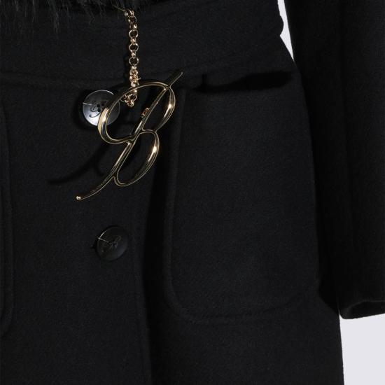 26FW 블루마린 코트 RF6014T901AD3104 Black - BLUMARINE