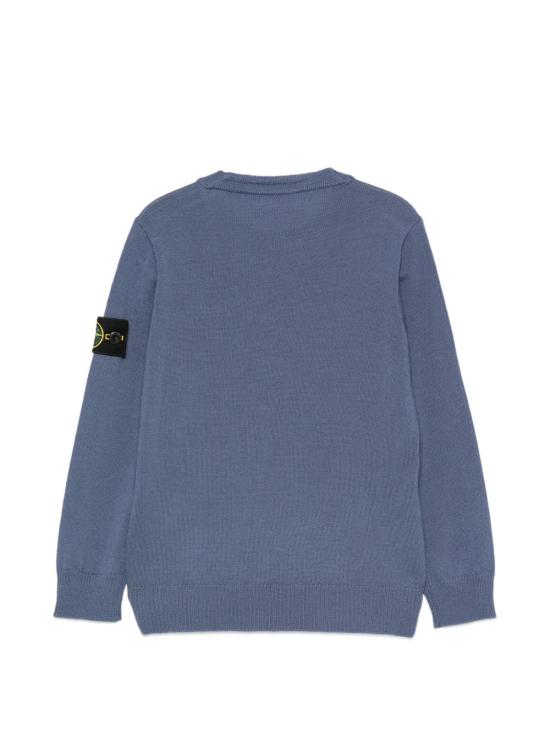 26FW [키즈] 스톤 아일랜드 니트/스웻셔츠 L2S165100009S0C04 V004B BLU - STONE ISLAND