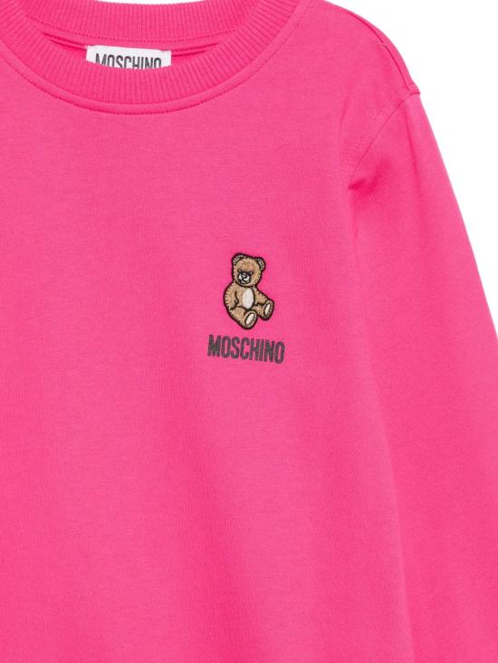26FW [키즈] 모스키노 니트/스웻셔츠 HUF0A9LCA40 51450 FUCSIA - MOSCHINO