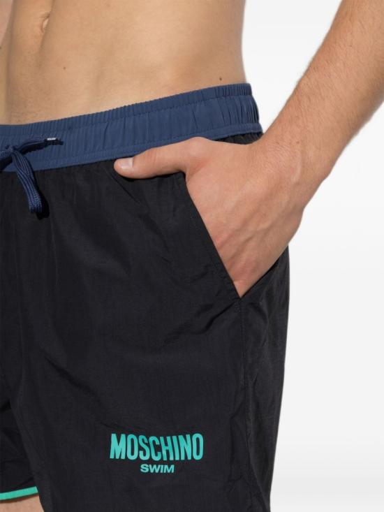 26FW 모스키노 스윔팬츠 A4220 9408 1555 Black - MOSCHINO