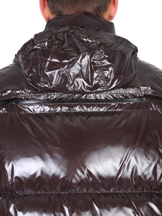  보테가베네타 패딩 보테가 베네타 글로시  재킷 브라운 - BOTTEGA VENETA