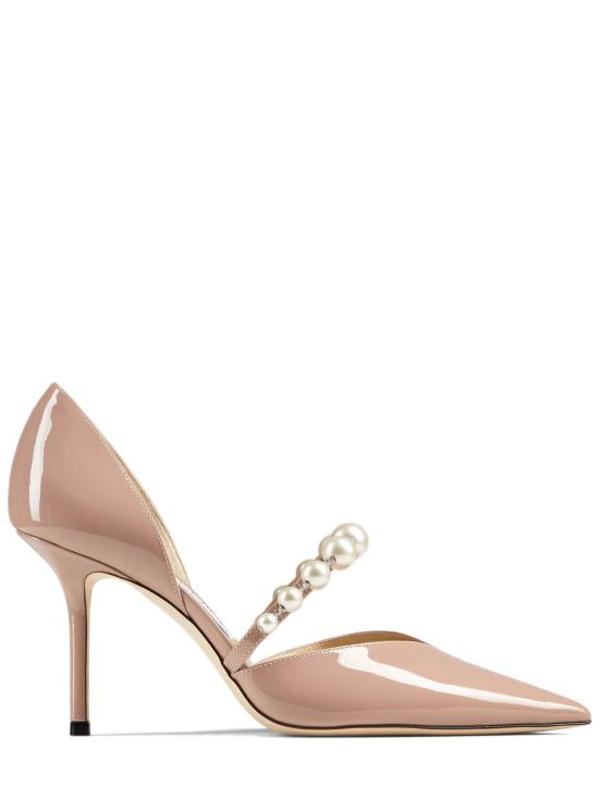 26FW 지미추 힐/펌프스 AURELIE85XKM BALLETPINKWHITE ROSA