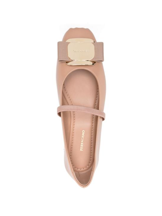  살바토레 페라가모 바라 보우 발레 플랫 01H345785210016 P26 ALMOND PINK - SALVATORE FERRAGAMO