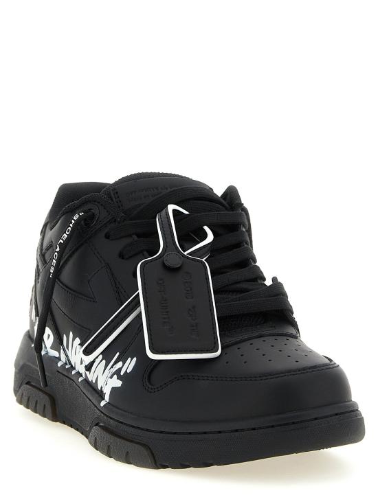  오프화이트 스니커즈 LDOMIA189C99LEA01A10011001 BLACK - OFF WHITE