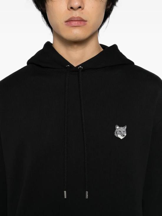 26FW 메종키츠네 폭스 헤드 컴포트 후드 PM00703KM0341 P199 BLACK - MAISON KITSUNE