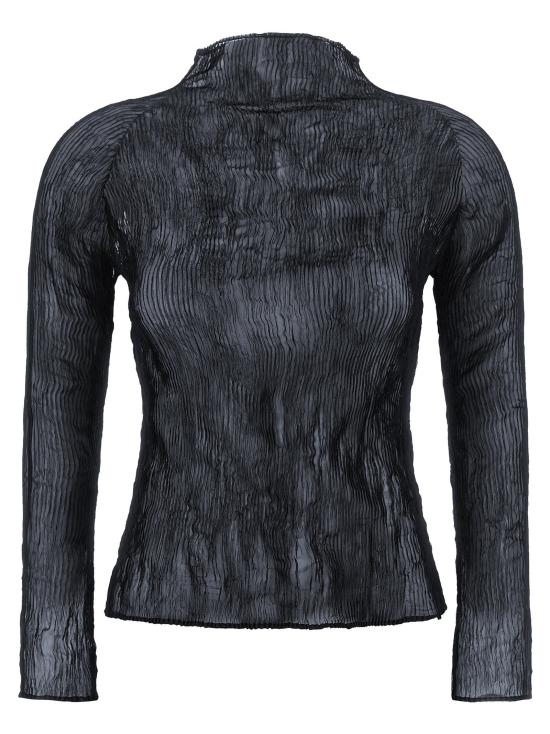  이세이 미야케 스웨터 LDIM68FJ41078 BLACK - ISSEY MIYAKE