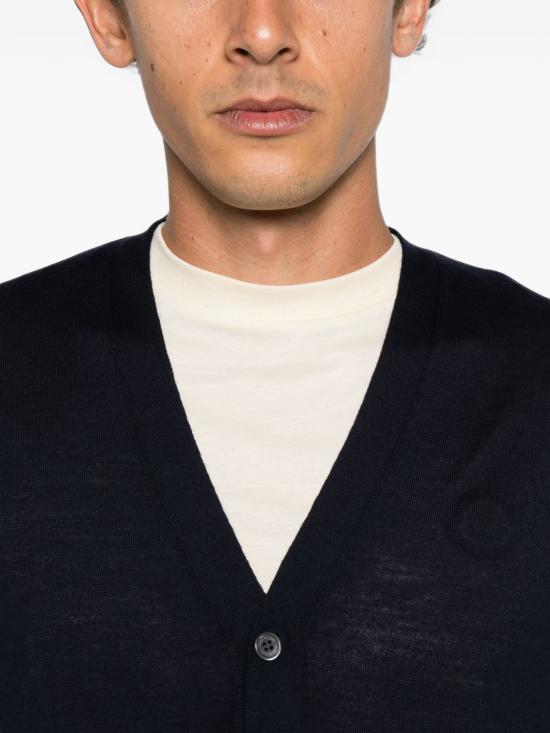 26FW 꼬르넬리아니 가디건 28M5272A25126 001 BLU - CORNELIANI