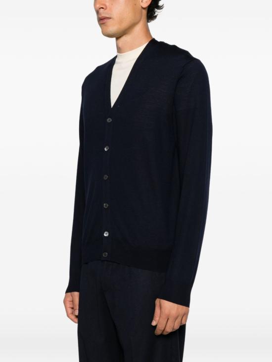26FW 꼬르넬리아니 가디건 28M5272A25126 001 BLU - CORNELIANI