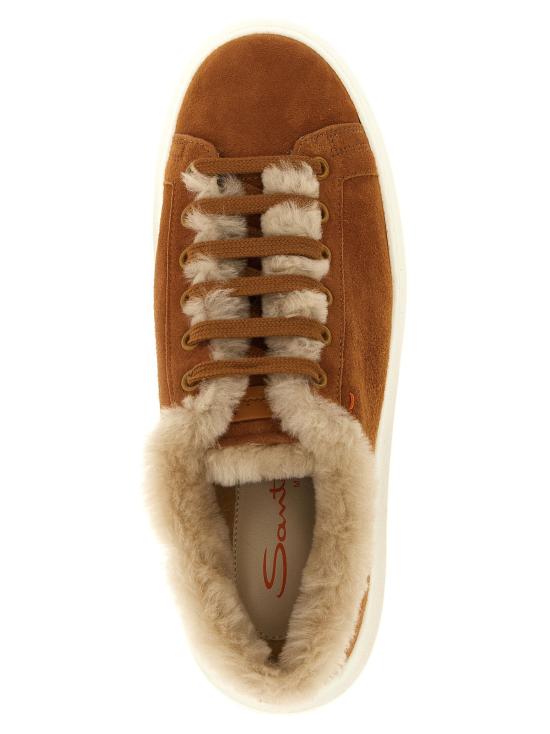  산토니 스니커즈 LDWBCD61524BARPTOYC40 COGNAC - SANTONI