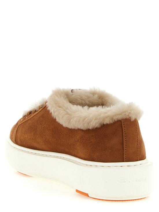 산토니 스니커즈 LDWBCD61524BARPTOYC40 COGNAC - SANTONI