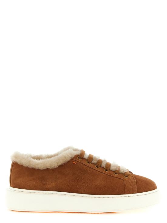  산토니 스니커즈 LDWBCD61524BARPTOYC40 COGNAC