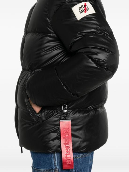 26FW 애프터라벨 숏패딩 AL013 999 NERO - AFTER LABEL
