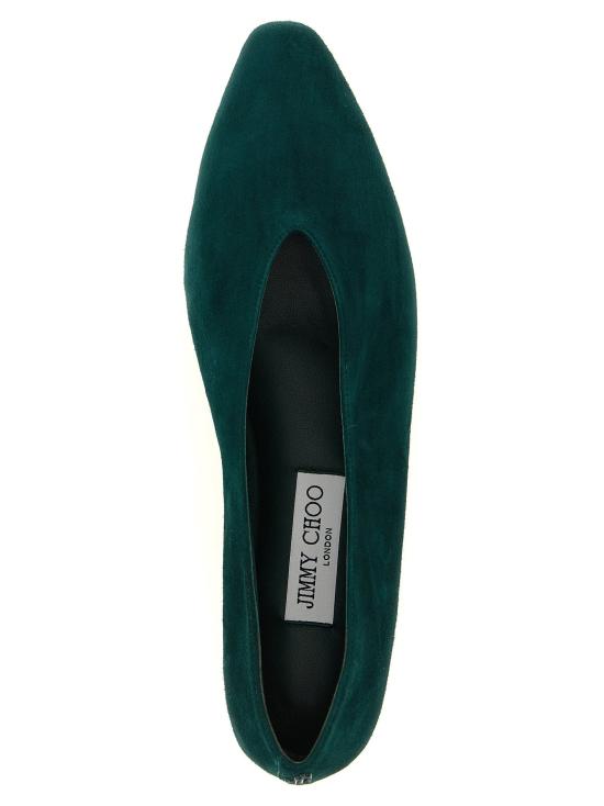  지미추 스니커즈 LDMARGOTFLATSUEDARKGREEN FOREST GREEN - JIMMY CHOO