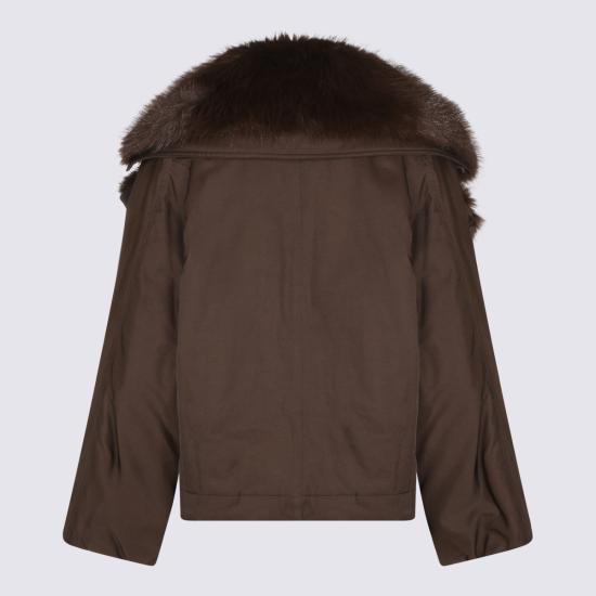 26FW 트윈셋 패딩 262TP2181 S2136513411 DARKNESS BROWN - TWINSET
