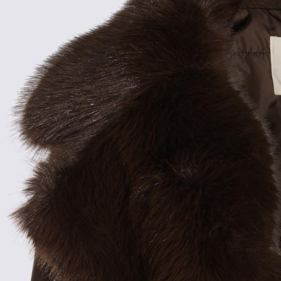 26FW 트윈셋 패딩 262TP2181 S2136513411 DARKNESS BROWN - TWINSET