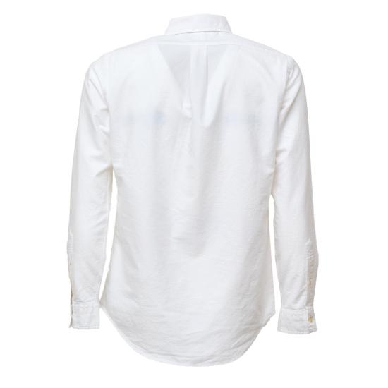 26FW 폴로 랄프로렌 컬러 포니 자수 커스텀 핏 버튼 다운 셔츠 710792041001 White - POLO RALPH LAUREN