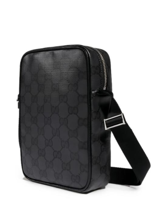 26FW 구찌 모노그램 지퍼 크로스백 A002SFFAF9R1000 Black - GUCCI