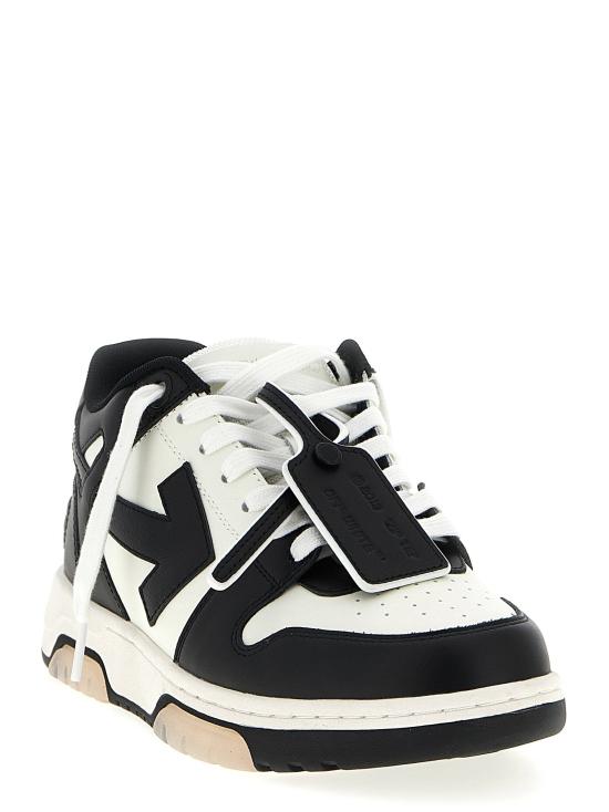  오프화이트 스니커즈 LDOMIA189C99LEA00701100110 BLACK - OFF WHITE