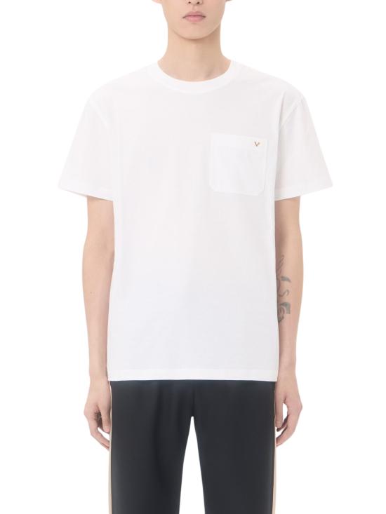 26FW 발렌티노 가라바니 반팔 티셔츠 VMG10VBGR 0BO WHITE - VALENTINO GARAVANI